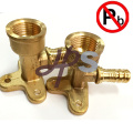 Low lead brass pex male coupling for PEX pipe